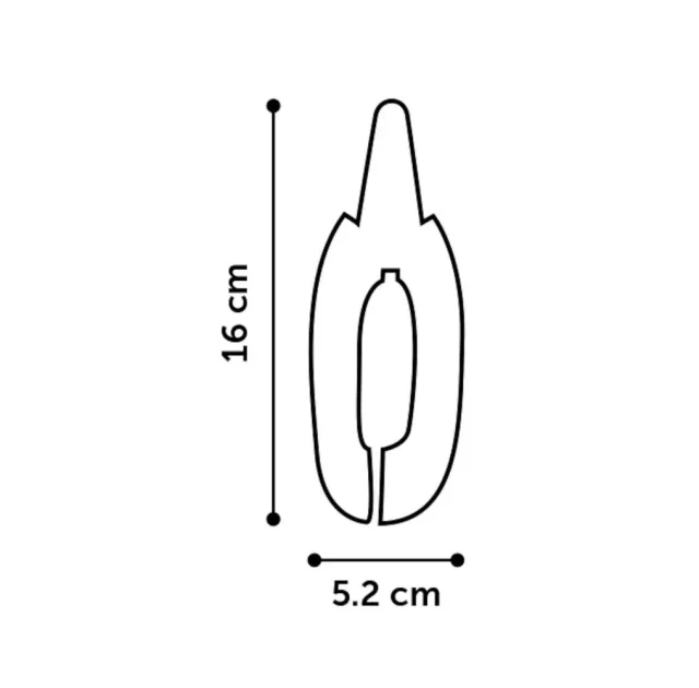 Кігтеріз Flamingo Comfort з обмежувачем, для собак, розмір L, 16×5.2 см