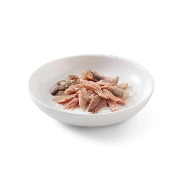 Влажный корм Schesir Tuna with Pilchards для кошек, тунец с сардиной в желе, 140 г
