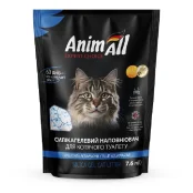 Силикагелевый наполнитель AnimAll Кристаллы аквамарина, для кошек, 7.6 л (3.2 кг)