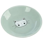 Миска Trixie Ceramic Bowl для котів, пласка, керамічна, діаметр 14 см, 200 мл