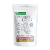Ласощі Nature's Protection Superior Care Rabbit Ears With Duck для собак, кролячі вуха з качкою, 75 г