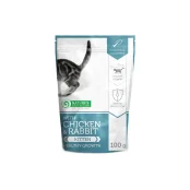 Влажный корм Nature's Protection Kitten Healthy Growth with chicken & rabbit pouch, для котят, с курицей и кроликом, 100 г