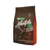 Сухой корм Nature's Protection Sterilised Poultry & salmon adult, для взрослых кошек, лосось,18 кг