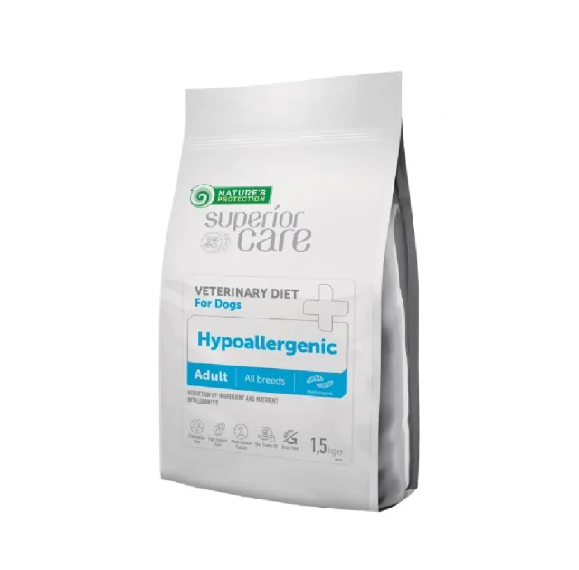 Сухой диетический корм Nature's protection Superior Care с насекомыми для взрослых собак всех пород, склонных к пищевой аллергии, 1.5 кг