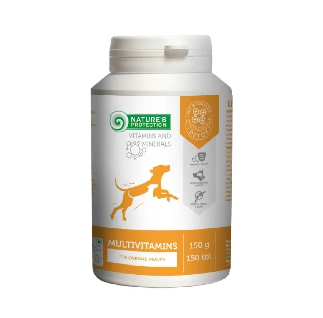 Добавка для собак Nature's Protection Multivitamins для підтримки імунної системи,150 г
