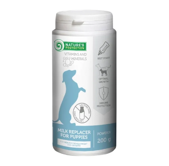 Заменитель молока Nature's Protection Puppy-Milk для щенков, 200 г