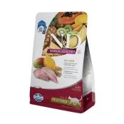 Низкозерновой сухой корм Farmina N&D Tropical Selection, для взрослых стерилизованных кошек, с курицей и тропическими фруктами, 300 г