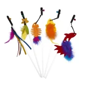 Набір іграшок AnimAll вудочок, для котів, 5 шт