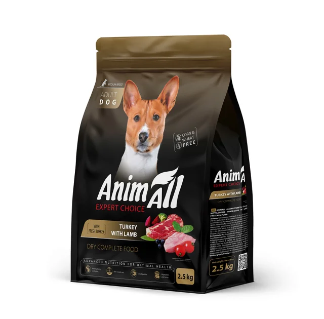 Сухий корм AnimAll для дорослих собак середніх порід