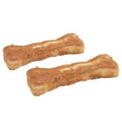 Лакомство Flamingo, жевательные кости для собак с мясом курицы, 2 шт по 10 см, 120 г