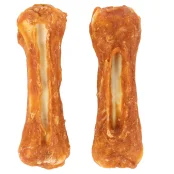 Лакомство Flamingo, жевательные кости для собак с мясом курицы, 2 шт по 15 см, 220 г
