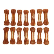 Лакомство Flamingo СНЕК R'HIDE, жевательные голени с мясом курицы, для собак, 1,6 кг (16 шт, 15 см)