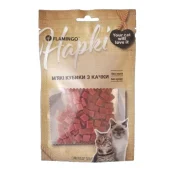 Ласощі Flamingo для котів, м'які кубики з качки, 50 г