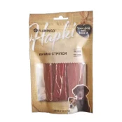 Ласощі Flamingo для собак, качині стріпси, 75 г