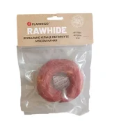 Жувальне кільце Flamingo з м'ясом качки, 10 см, для собак, 100 г