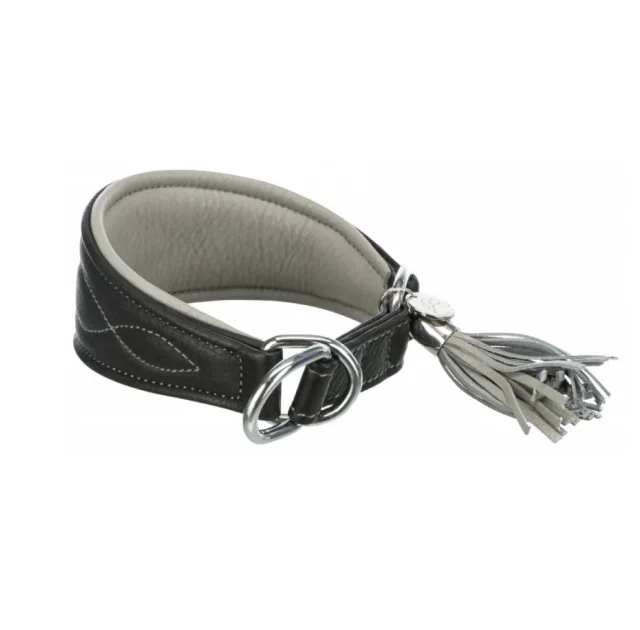 Ошейник Trixie "Active Comfort" для собак, коричневый/светло-коричневый, кожа, L-XL: 52-63см/30 мм