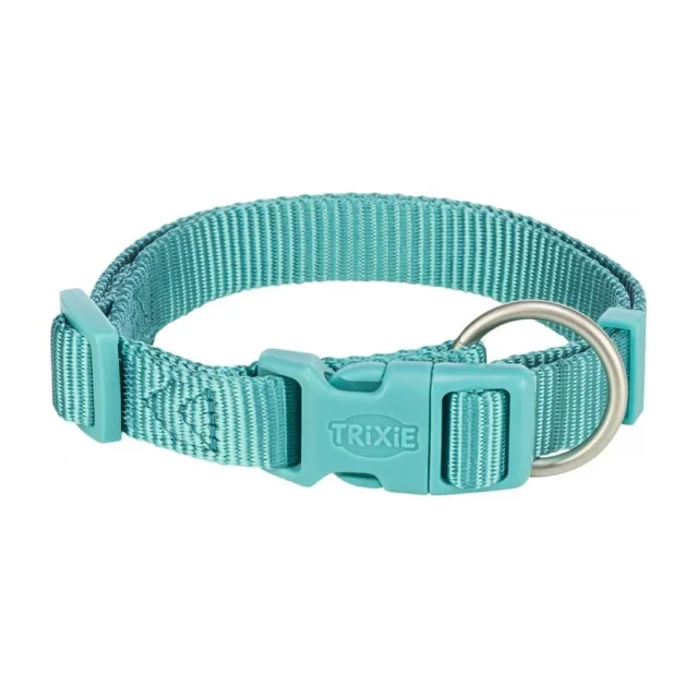 Ошейник Trixie "Premium" для собак, аква, XS-S: 22-35см/10мм