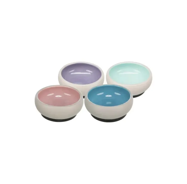 Миска керамічна Trixie для собак з гумовою кромкою, 0.6л/14см