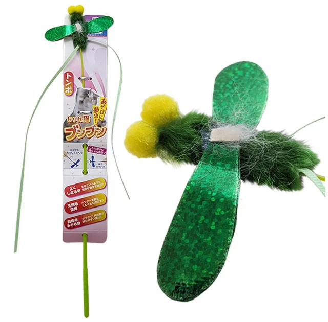 Іграшка CattyMan Insect Dragonfly дражнилка-бабка, для котів