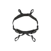 Адаптор для шлеї Trixie "Stay Panic", чорний, M-L: 46-72 см / 20 мм