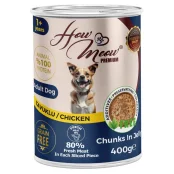 Вологий повнораціонний корм HowMeow Adult Dog з куркою для собак, 400 г