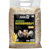 Наполнитель AnimAll кукурузный для туалетов животных, для грызунов, 0. 5 кг
