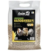 Наполнитель AnimAll кукурузный для туалетов, для грызунов, 1 кг