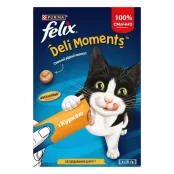 Ласощі FELIX DeliMoments для котів, рідкі, з куркою, 4×10 г