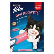 Ласощі FELIX DeliMoments для котів, рідкі, з лососем, 4×10 г