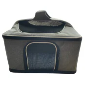 Сумка-переноска AnimAll мягкая для кошек и собак мелких пород, серый, 40×28×28 см