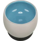 Миска Trixie для собак, керамическая с резиновой кромкой, 1 л, диаметр 17 см, серый