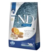 Сухой корм Farmina N&D Low Grain Ocean Adult для кошек, с треской и апельсином, 5 кг