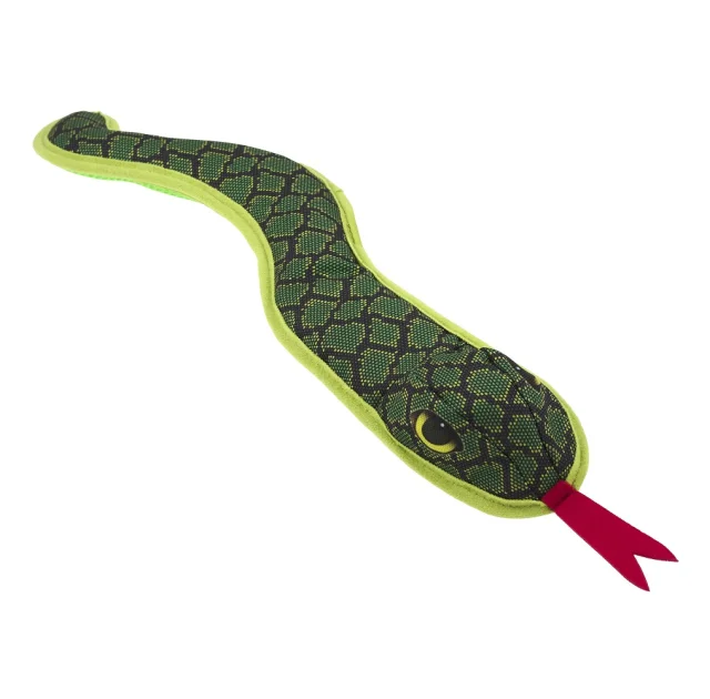 Игрушка AnimAll GrizZzly Змея с пищалкой для собак, материал Oxford, 42×9 см