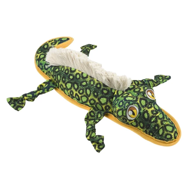 Игрушка AnimAll GrizZzly Аллигатор с пищалкой для собак, материал Oxford, 36×12 см