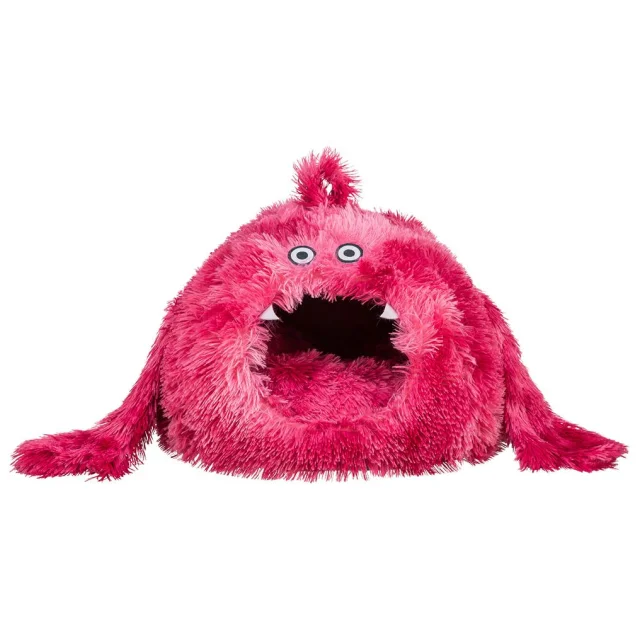 Лежанка Trixie Monster cave для кошек, домик-пещера для отдыха, 46×33×46 см, розовый