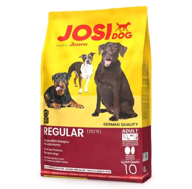 Сухий корм Josera JosiDog Regular для дорослих собак, з птицею, 10 кг