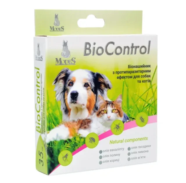 Біонашийник MODES BioControl для собак, протипаразитарний, 70 см