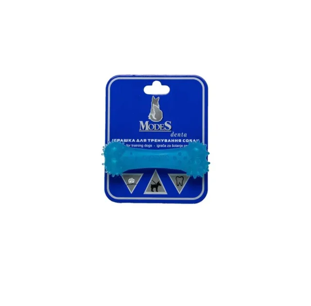 Іграшка MODES Denta кістка, блакитна, XS, 8 см