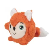 Игрушка Trixie для собак Лиса с эффектом памяти, полиэстер, оранжевый, 11 см.