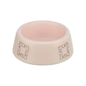 Миска Trixie для кошек, керамическая, 0.15 л, диаметр 12 см, розовый