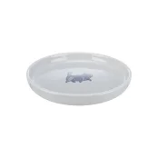 Миска Trixie для котів, пласка та широка, керамічна, 0.6 л, діаметр 23 см