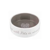 Миска Trixie для собак Pet's Home, керамическая, коричневая, 0.3 л, диаметр 12 см