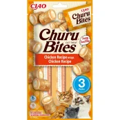 Лакомство INABA "Churu Bites" для кошек, с курицей, 3 шт, 30 г