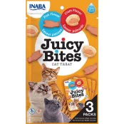 Лакомство INABA "Juicy Bites" для кошек, сочные снеки с рыбой и моллюсками, 3 шт, 33,9 г