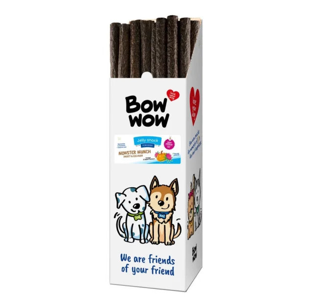 Ласощі "Bow wow" для собак, палички з яловичини, свинини, комах і птиці, 24 шт, 175 г