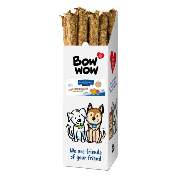 Ласощі "Bow wow" для собак, хрусткі палички з яловичиною і куркою, 24 шт, 175 г