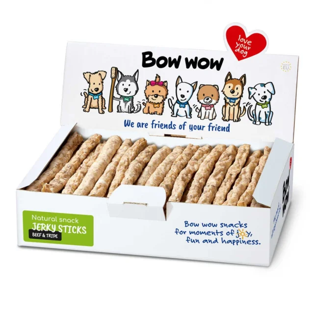 Ласощі "Bow wow" для собак, натуральні палички з рубцем, 50 шт, 1 уп