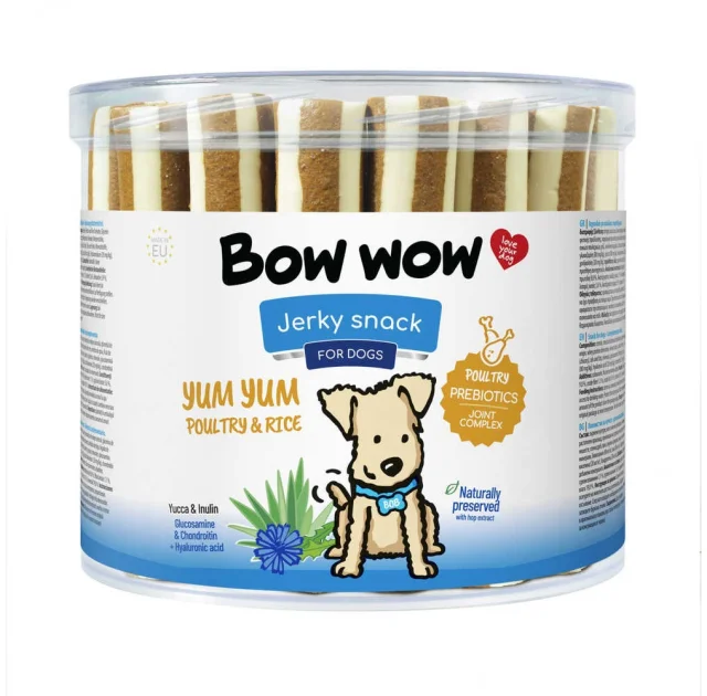 Ласощі "Bow wow" для собак, палички з рисом і птицею, 35 шт, 1 уп