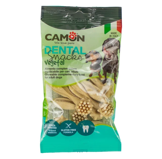 Лакомства Dental Snak, зубная щётка с рисовым крахмалом и измельчённым рисом, 90 г, 10 шт, 7 см, S