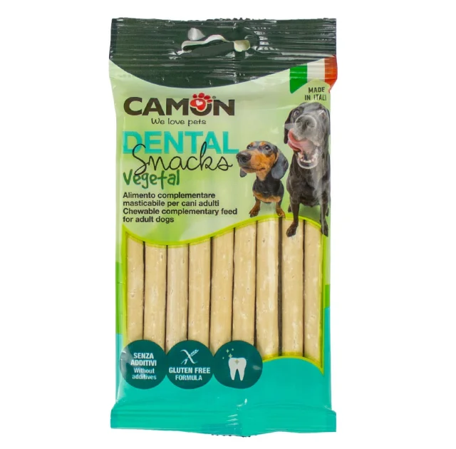 Лакомства Dental Snak, канноли с рисовым крахмалом и измельчённым рисом, 108 г, 9 шт, 13 см, S